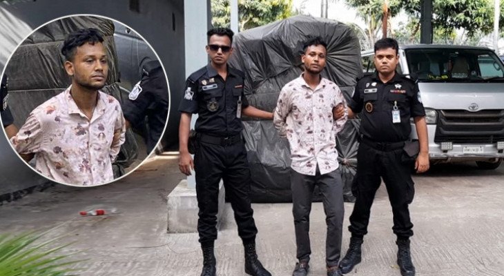 নারায়ণগঞ্জে শীর্ষ সন্ত্রাসী শুটার মাসুদ অস্ত্রসহ গ্রেপ্তার